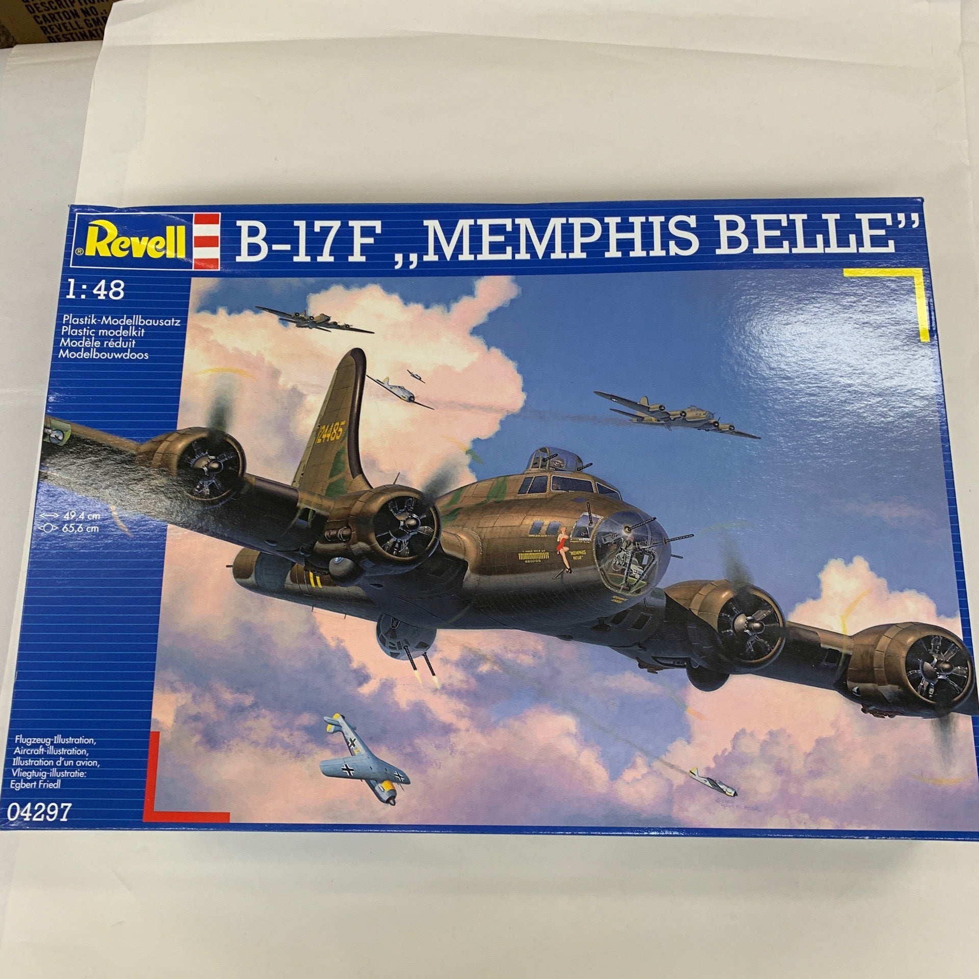 Revell 1/48 B-17F Memphis Belle plane model kit 4297 | Frontline Model ...