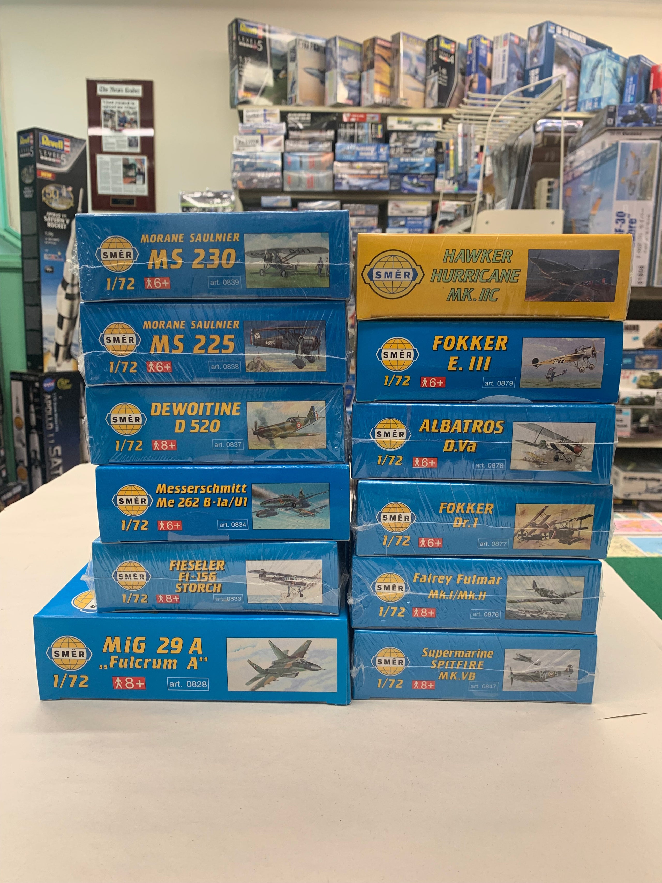 Huge Lot 1/72 Smer Aircraft Model Kits (12 Kits) Frontline Model Kits