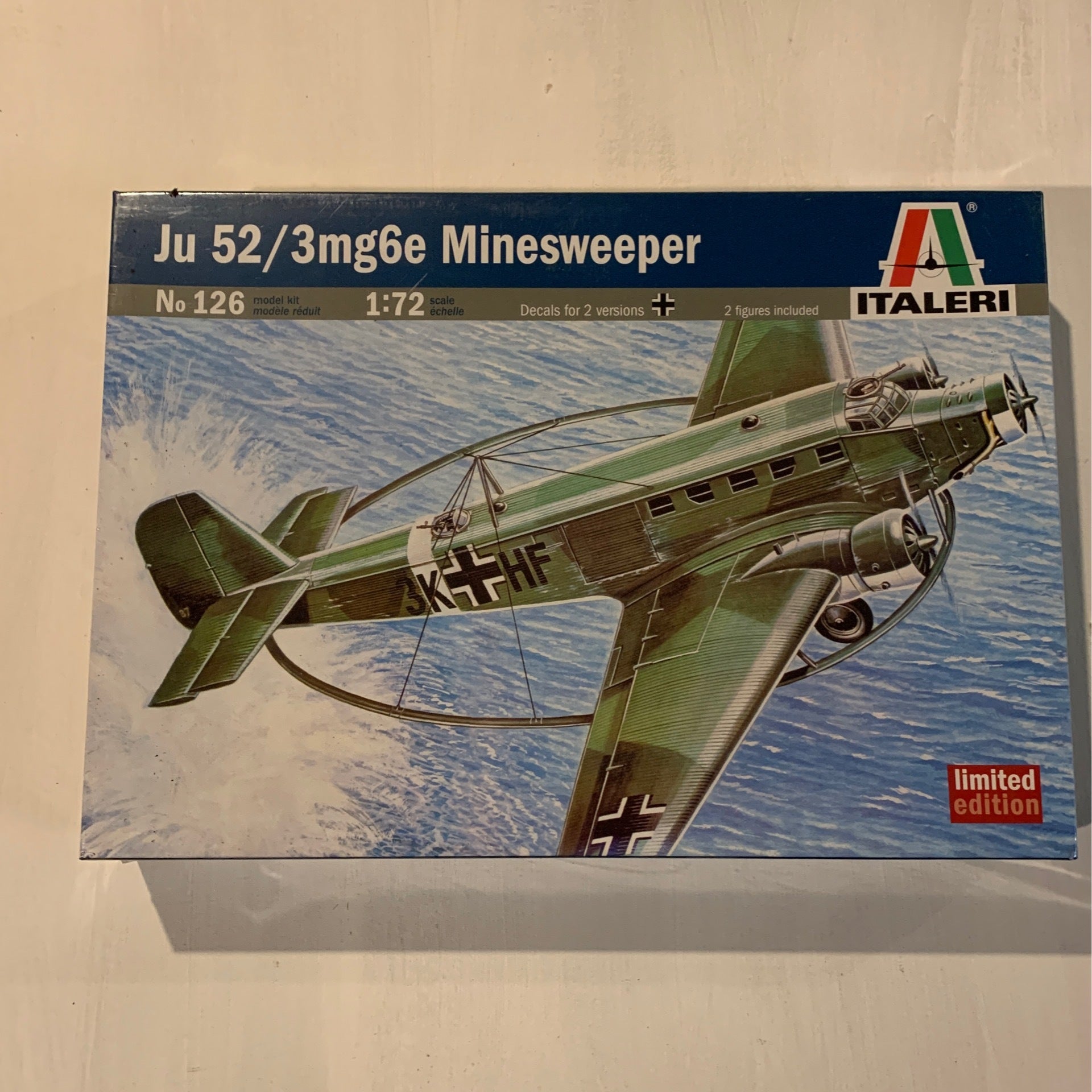 Italeri 1/72 Ju 52 / 3mg6e Minesweeper plane model kit 126 Frontline